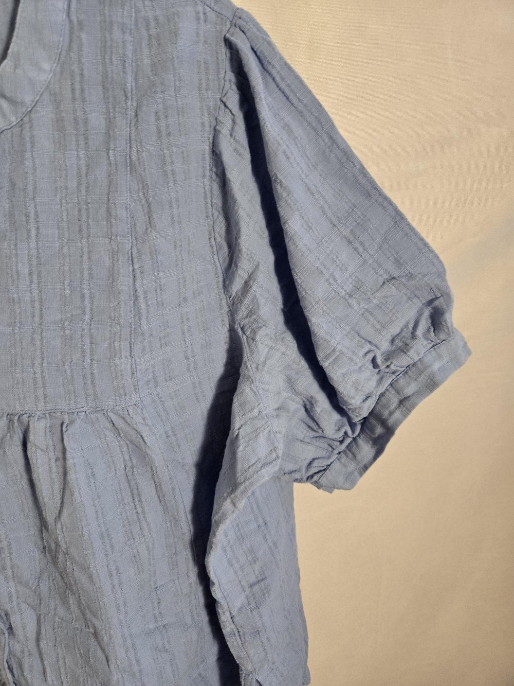a.n.a Light Blue Button-Front Women's Top - Picture 6 of 10